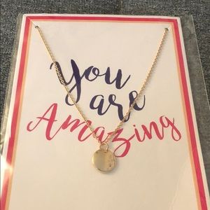 18” gold plated necklace